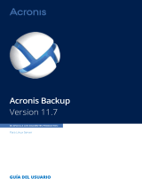 ACRONIS Backup para Linux Server 11.7 Guía del usuario