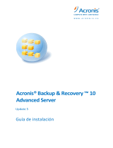 ACRONIS Backup & Recovery Advanced Server 10.0 Guía del usuario