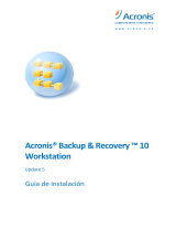 ACRONIS Backup & Recovery Workstation 10.0 Guía del usuario