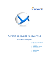 ACRONIS Backup & Recovery Advanced Server SBS Edition 11.0 Guía de inicio rápido