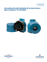 Micro Motion Actualización del módulo de la electrónica 9739 MVD-RETROFIT Guía del usuario
