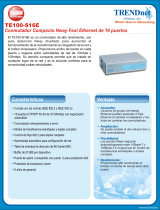 Trendnet TE100-S16E Ficha de datos