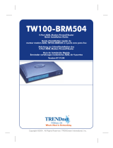 Trendnet TW100-BRM504 Quick Installation Guide
