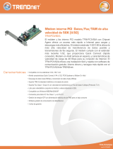 Trendnet TFM-PCIV92A Ficha de datos