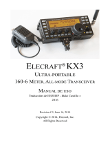 ELECRAFT KX3 Manual de usuario
