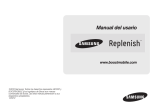 Samsung Replenish Boost Mobile Manual de usuario
