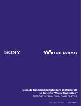 Sony NWZ-E464 Instrucciones de operación