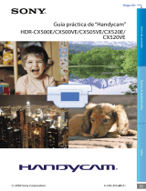 Manual de Usuario pdf HDR-CX500E Guía del usuario