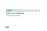 ESET NOD32 Antivirus for Linux Desktop Guía de inicio rápido