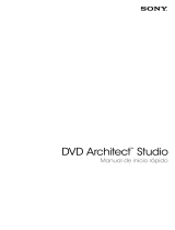 Sony DVD Architect Studio 5.0 Manual de usuario