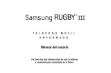 Samsung Rugby III AT&T Manual de usuario