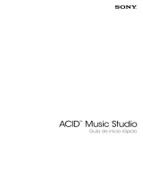 Sony Acid Acid Music Studio 8.0 Guía de inicio rápido