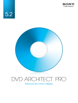 Sony DVD DVD Architect Pro 6.0 Guía de inicio rápido