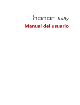 Honor Holly Manual de usuario