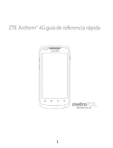 ZTE Anthem Metro PCS Guía del usuario