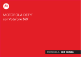 Motorola Defy Vodafone Manual de usuario