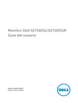 Dell S2716DG Guía del usuario