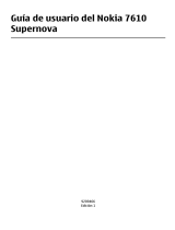Microsoft 7610 Supernova Guía del usuario