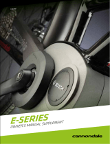 Cannondale E-Series El manual del propietario