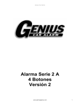 Genius Car Alarm Alarma Genius 2A 4bot El manual del propietario