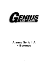 Genius Car Alarm Alarma Genius 1A 4 bot El manual del propietario