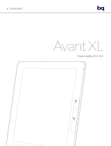 bq Avant XL OS 2.2 Guía del usuario