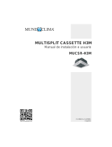 mundoclima MUCSR-H3M “MultiSplit Cassette type” Guía de instalación