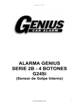 Genius Car Alarm Alarma Genius 2B Si 4 Bot El manual del propietario