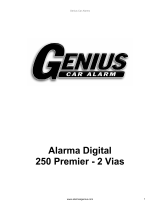 Genius Car Alarm Alarma Genius Digital 250 Premier El manual del propietario