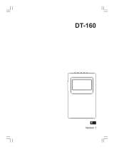 Sangean DT-160 Manual de usuario