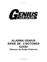 Genius Car Alarm Alarma Genius 2B Se 5 Bot El manual del propietario