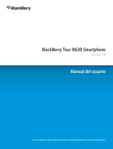 Blackberry Tour 9630 v5.0 Manual de usuario
