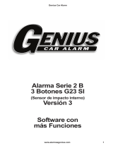 Genius Car Alarm Alarma Serie 2B 3 Bot Si V3 El manual del propietario