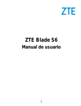 ZTE BLADE S6 Manual de usuario