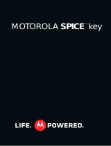 Motorola Spice Key Manual de usuario