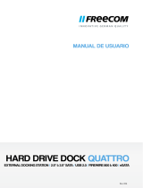 Freecom Hard Drive Dock Quattro Manual de usuario