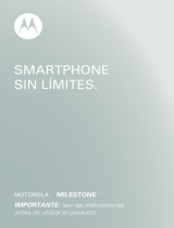 Motorola Milestone Manual de usuario