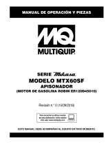 MQ Multiquip MTX60SF Instrucciones de operación