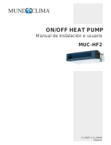 mundoclima Series MUC-HF2 “Duct ON/OFF 2014-15” Guía de instalación