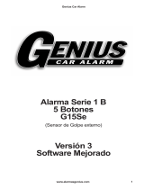 Genius Car Alarm Alarma Serie 1B 5 Bot Se V3 El manual del propietario