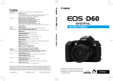 Canon EOS D60 El manual del propietario