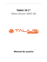 Talius Zircon 1007 3G Manual de usuario