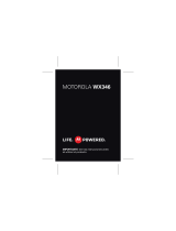 Motorola WX-346 Manual de usuario
