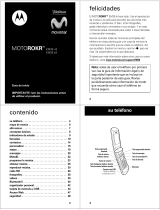 Motorola MOTOROKR EM28 e3 Telefónica Guía de inicio rápido
