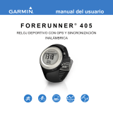 Garmin Forerunner 405 Manual de usuario