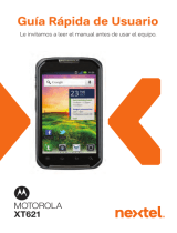 Motorola XT-621 Nextel Guía del usuario