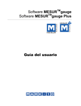 MARK-10 MESURgauge / MESURgauge Plus Software Guía del usuario