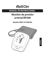 Omron BP200 Serie Manual de usuario
