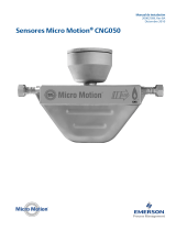 Micro Motion Sensores CNG050 Guía de instalación