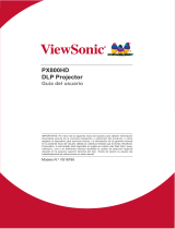 ViewSonic PX800HD Guía del usuario